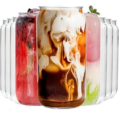 Nervure 12 Pack Can Shaped Plastic Cups – 16oz Classic