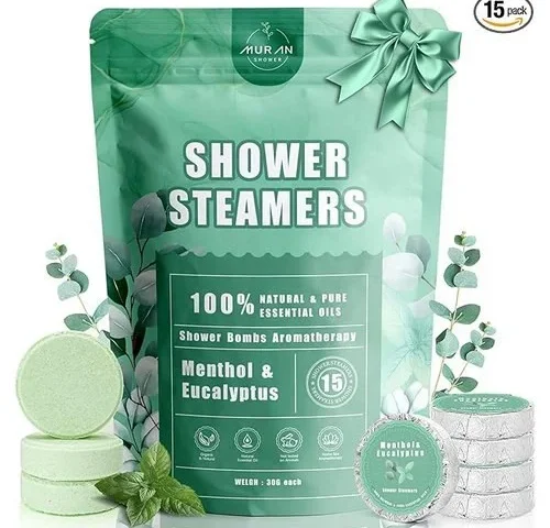Shower Steamers Aromatherapy 15-pack Shower Bombs Gifts For Wife Organic