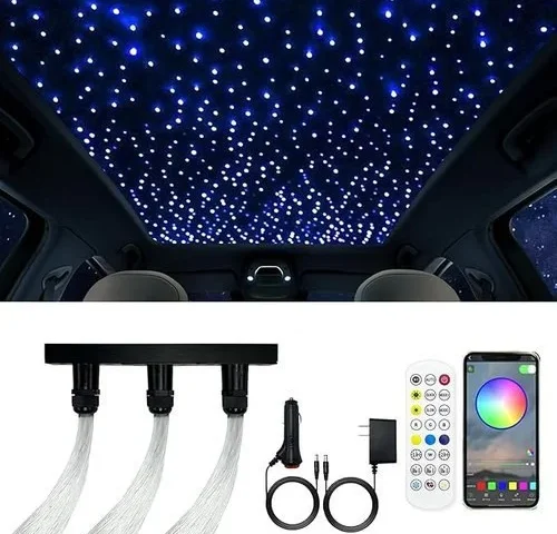 Twinkle Fiber Optic Light 20w Starlight Headliner Kit With App