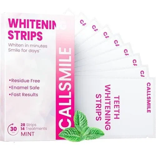Callsmile Teeth Whitening Strips – 14 Treatments Enamel Safe Professional