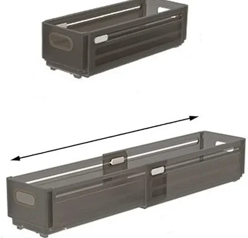 Foldable Storage Bins Plastic Expandable Boxes For Organizing Adjustable From