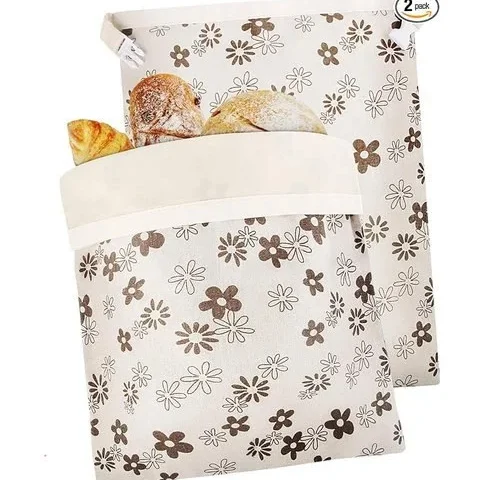 Beeswax Bread Bags 2 Pack For Homemade Cotton Beeswax Bread