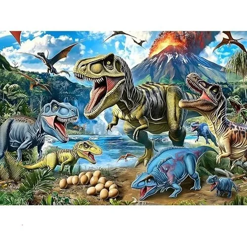 Miniwan 200 Piece Puzzles For Kids Ages 4-6 Dinosaur Toys
