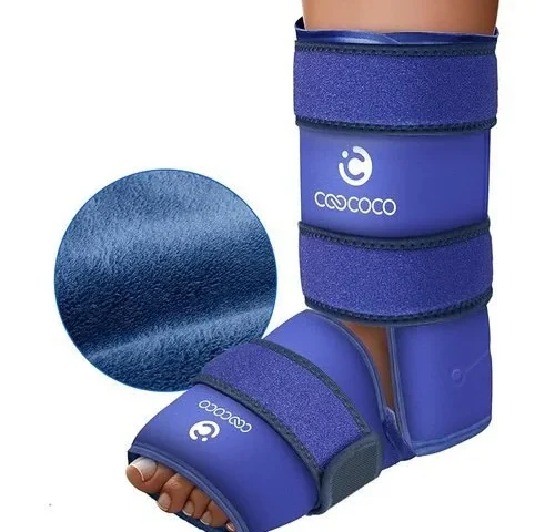 Coococo Large Ankle Ice Pack Wrap For Plantar Fasciitis Relief
