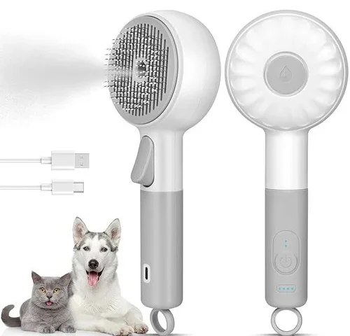 Cat Steam Brush With 2 Steam Modes For Cats Dogs