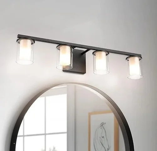 4-light Bathroom Vanity Light Fixtures Farmhouse Sconces Wall Mount Lighting