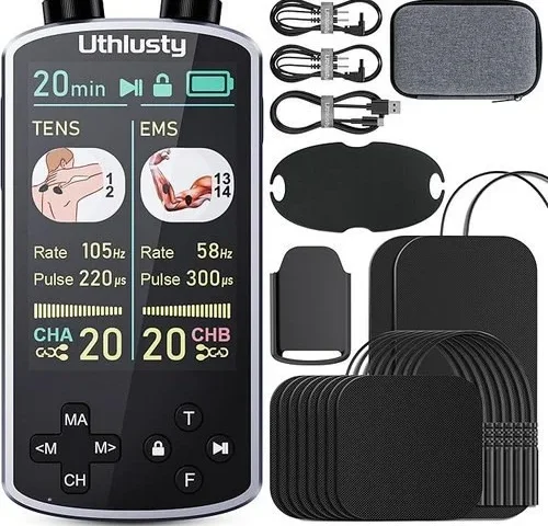 Tens Unit Muscle Stimulator – Dual Channel Ems Tens Machine