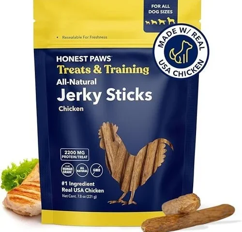 Honest Paws Dog Jerky Treats – All-natural Jerky Dog Treats