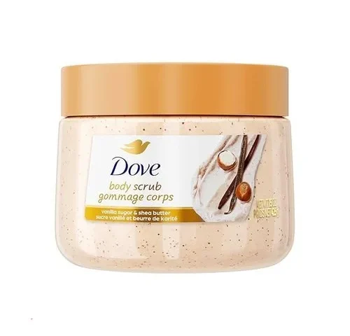 Dove Vanilla Sugar Shea Butter Body Scrub Exfoliates And Deeply