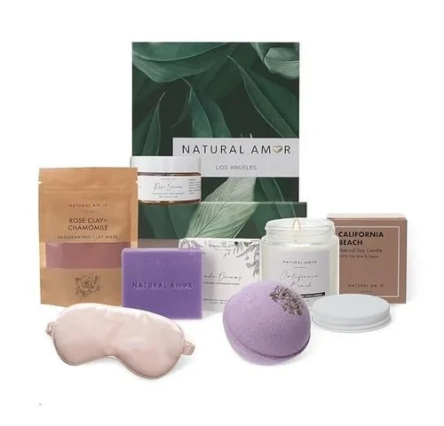 Natural Amor Handmade Bath Body Gift Set 6 Pcs Self