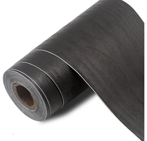 Seonta Dark Walnut Wallpaper Border Mirror Frame Removable Waterproof Wood