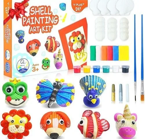 Yplus Shell Painting Kit For Kids Sea Shell Diy Creative