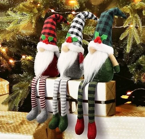 Teeker 3pcs Christmas Gnomes Plush – Xmas Gnomes Santa Scandinavian
