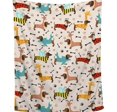 Aniruddha Dachshund Blanket Dachshund Dog Throw Blanket Dog Lovers Gifts