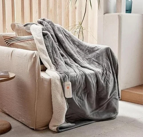 Gotcozy Heated Throw Blanket 50 X60 – Soft Silky Plush