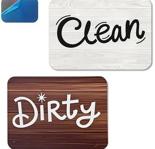 Dishwasher Magnet Clean Dirty Sign Double-sided Clean Dirty Magnet For