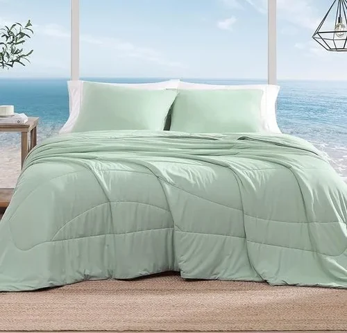 Monbix Chillchilla Cooling Comforter Queen Size-3 Pieces Cooling Blankets For