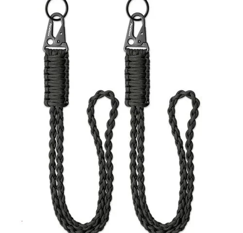 Paradance Heavy Duty Paracord Lanyards For Keys Braided Key Lanyards
