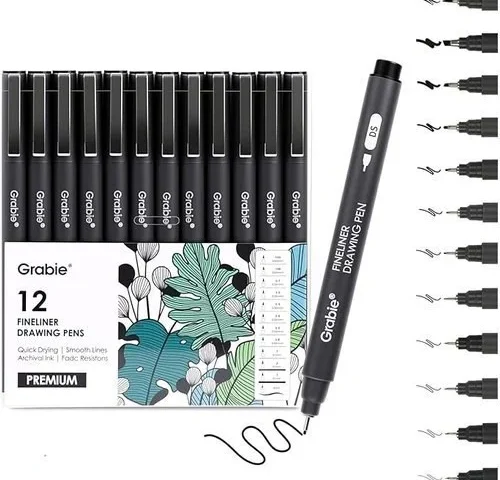 Grabie Calligraphy Pen 12 Size Calligraphy Pens For Writing Brush