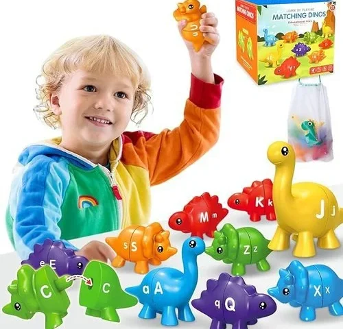 Tewiwap Abc Matching Dinosaurs – Alphabet Learning Toy For Toddlers
