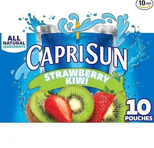 Capri Sun Strawberry Kiwi Flavored With Other Natural Flavor Juice