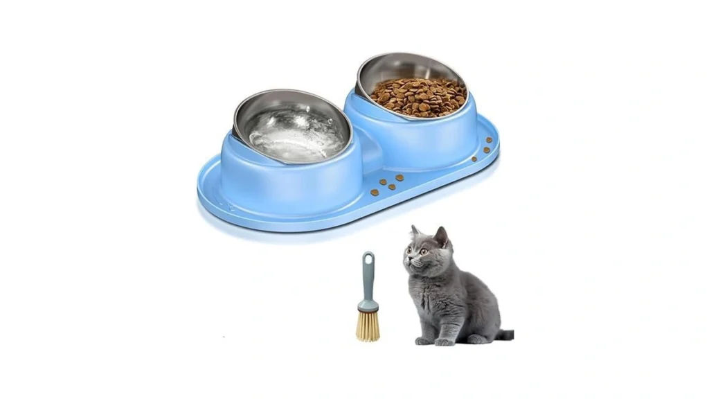 Amazon code: Cat Bowls 2 Stainless Steel Bowl For Pet