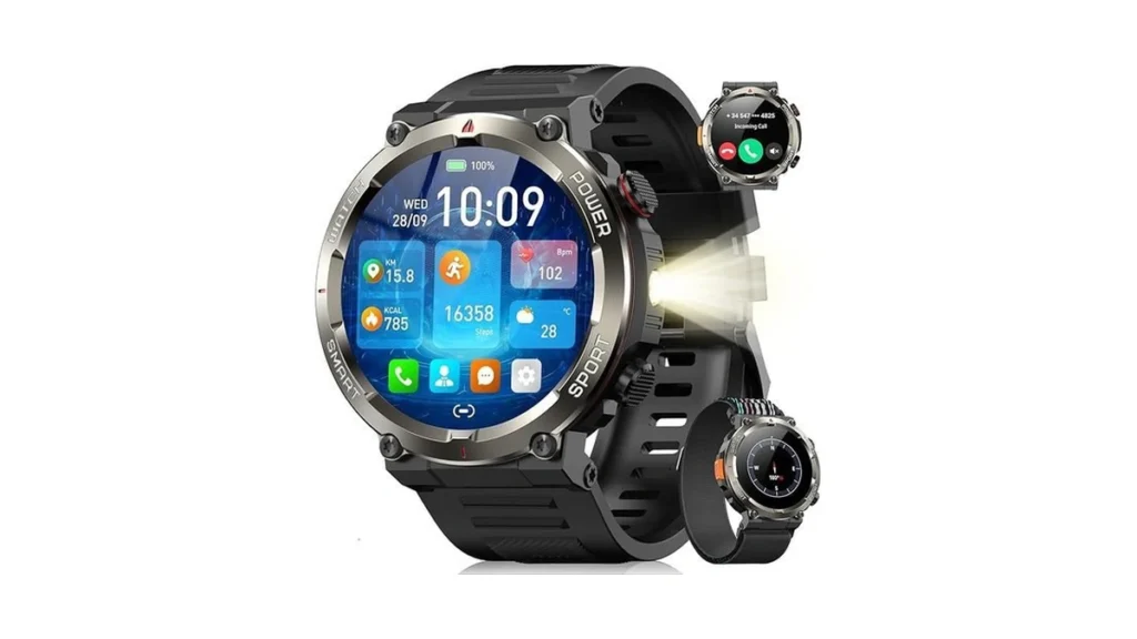 Amazon code: Military Smart Watch For Men Answer Make