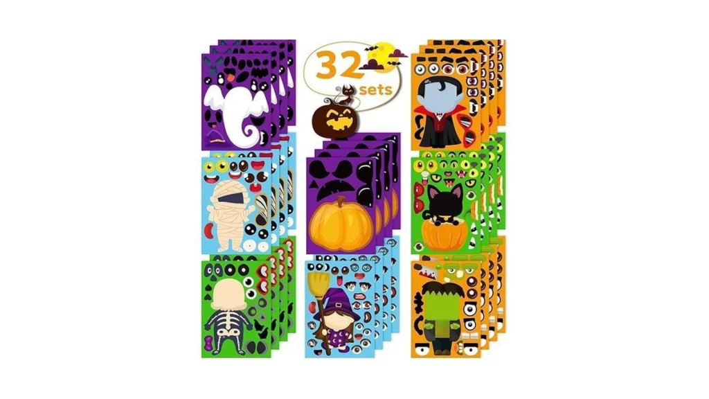 Amazon code: Halloween Stickers For Kids 32pcs Hallow