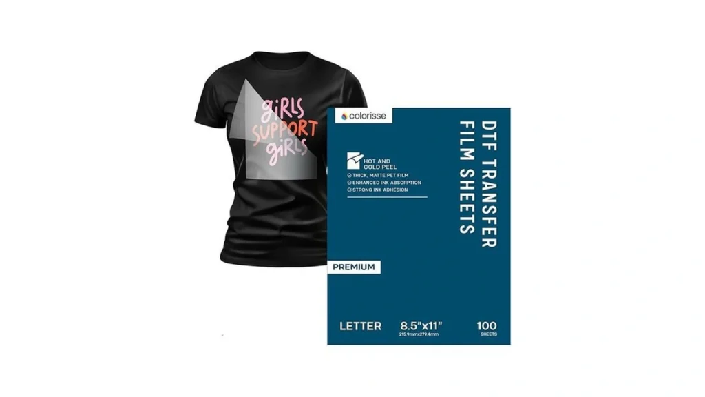 Amazon coupon: Colorrise Dtf Transfer Film Paper 8 5 X