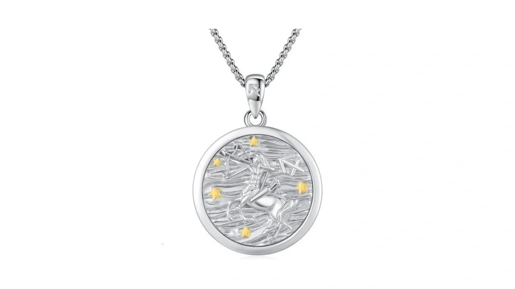 Amazon coupon: Xixles Sagittarius Necklace Constellatio