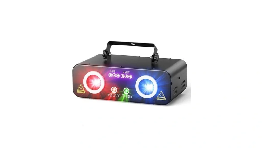 Amazon code: Keobin Dj Laser Lights For Party Profess