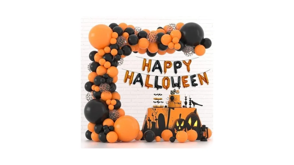 Amazon code: Halloween Balloons Garland Arch Kit 115p