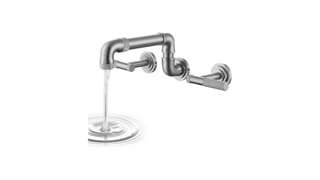 Amazon coupon: Vanbus Brass Wall Mount Bathroom Faucet