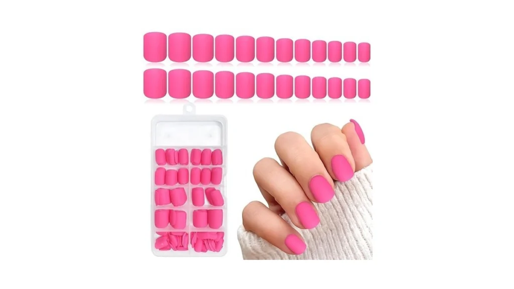 Amazon coupon: Luckforever 240pc Square Press On Nails