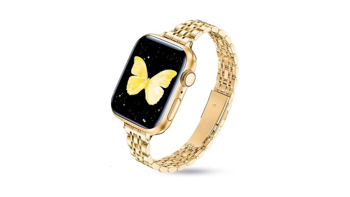 Amazon coupon: Melyis Slim Metal Band Fits Apple Watch