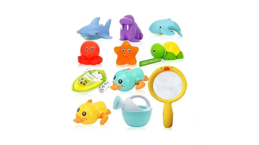 Amazon code: No Hole Bath Toys For Babies 6-12 Months