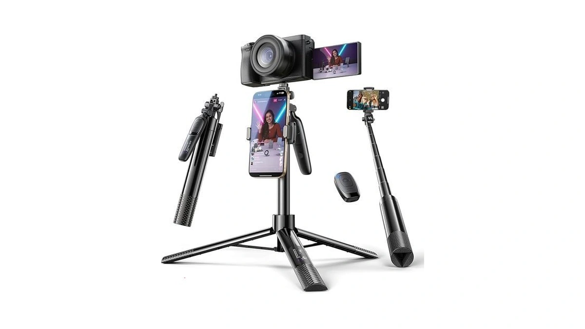 Amazon coupon: Lisen 67 Selfie Stick Tripod For Iphone