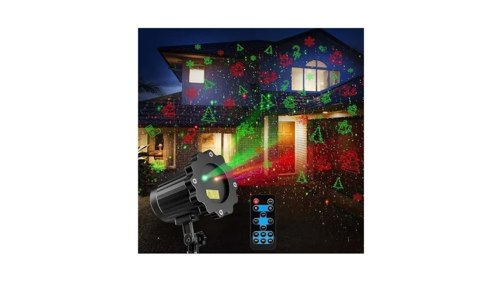 Amazon code: Brighter Laser Christmas Decorations Lig