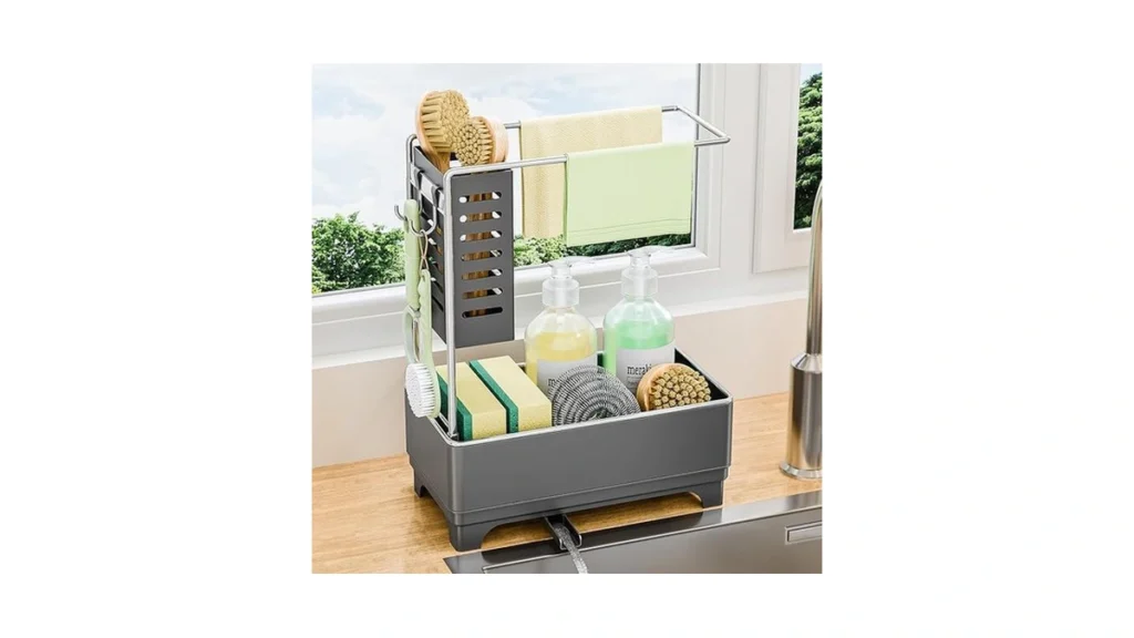 Amazon coupon: Kitchen Sink Caddy With Stainless Steel