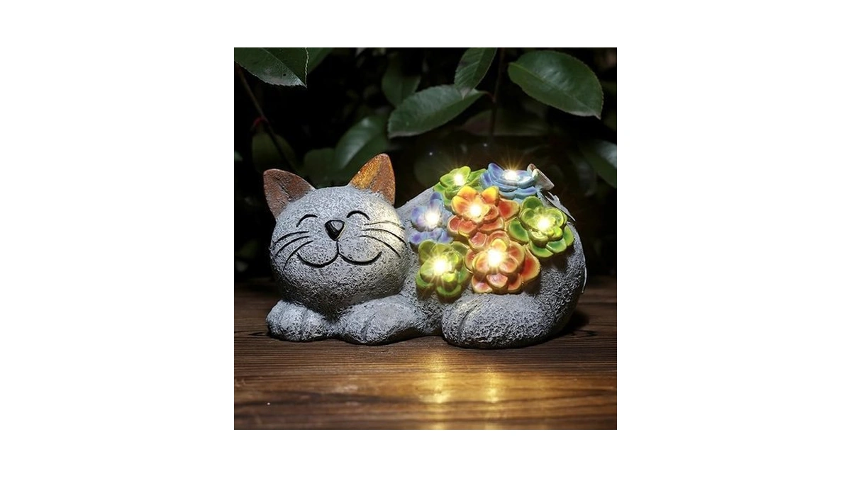 Amazon code: Otdair Solar Garden Decor Cat Cat Lover