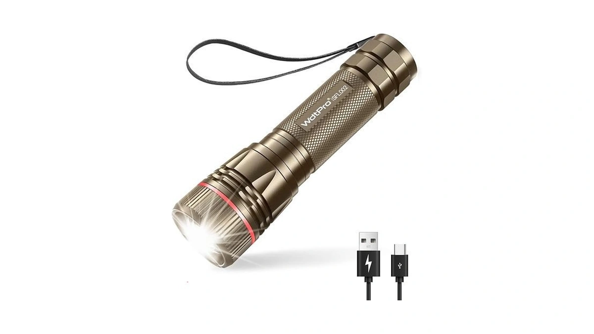 Amazon code: Wdtpro Rechargeable Flashlights High Lum