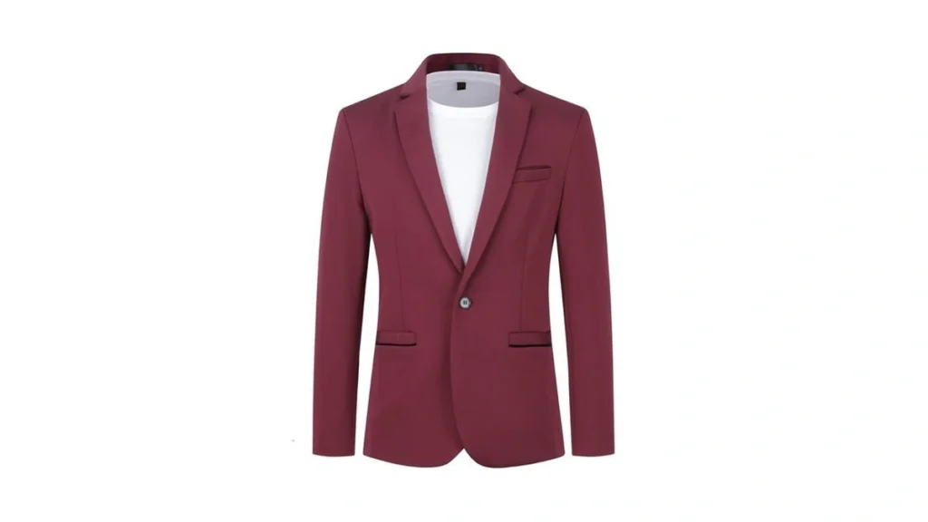 Amazon coupon: Mens Casual Sport Coat 1 Button Slim Fit
