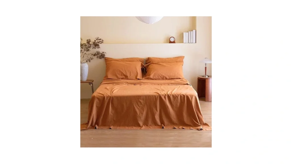 Amazon coupon: Simple Opulence Belgian Linen Sheet Set