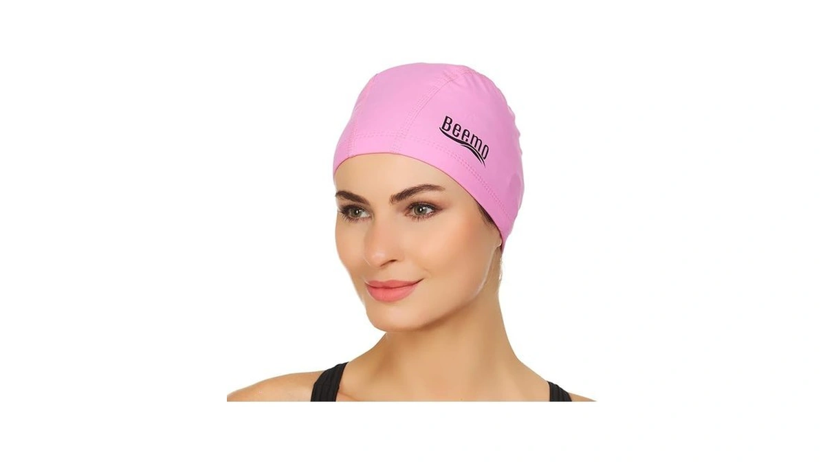 Amazon coupon: Beemo Kids Men Or Womens Swim Cap Light