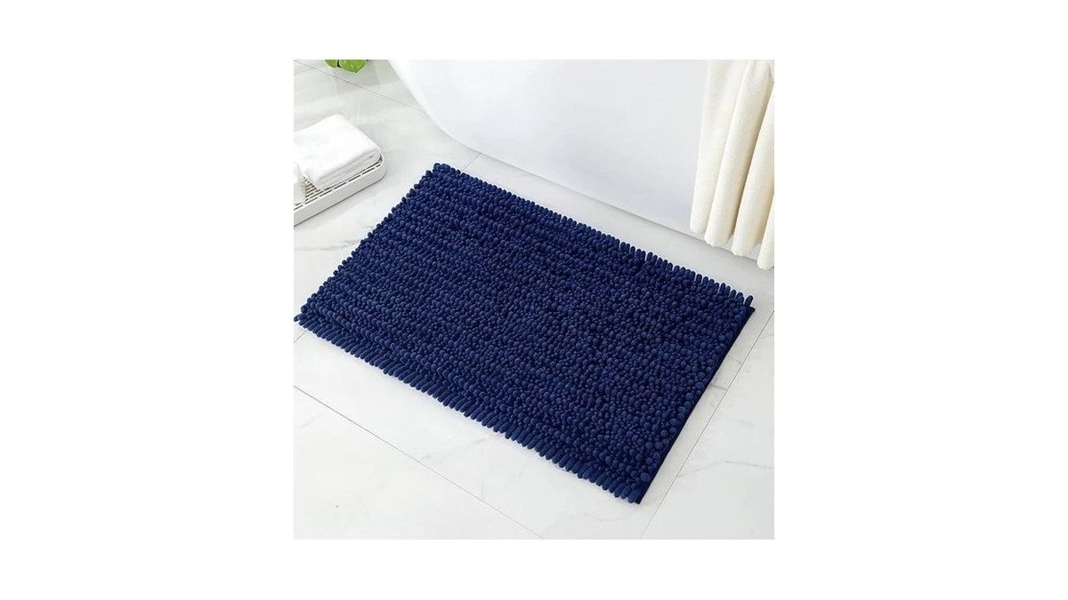 Amazon code: Homeideas Bathroom Rug 20x32 Inch Stripe