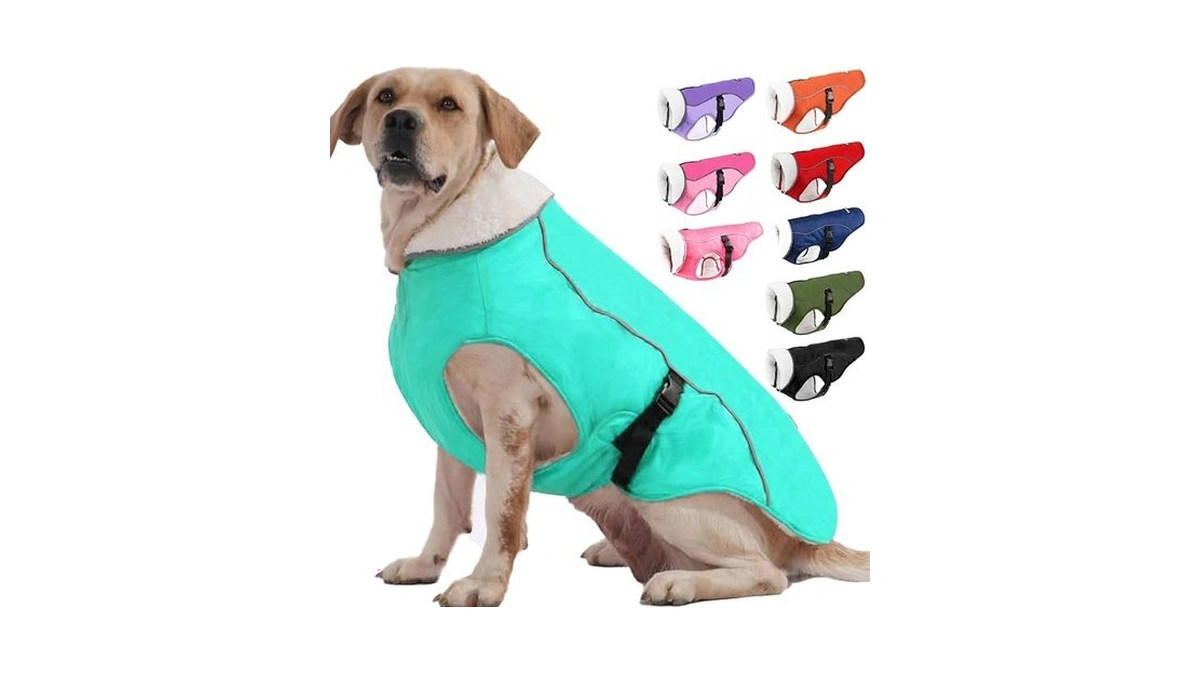 Amazon code: Emust Dog Cold Weather Coats Fleece Lini