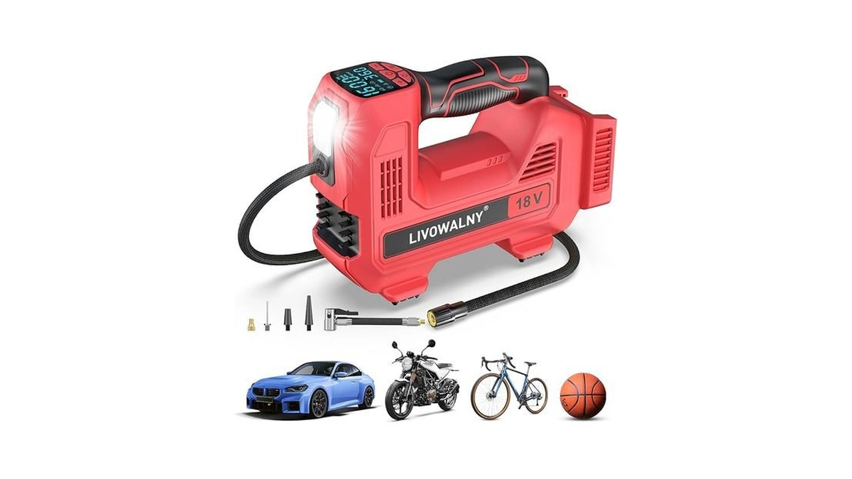 Amazon code: Cordless Tire Inflator Portable Air Comp