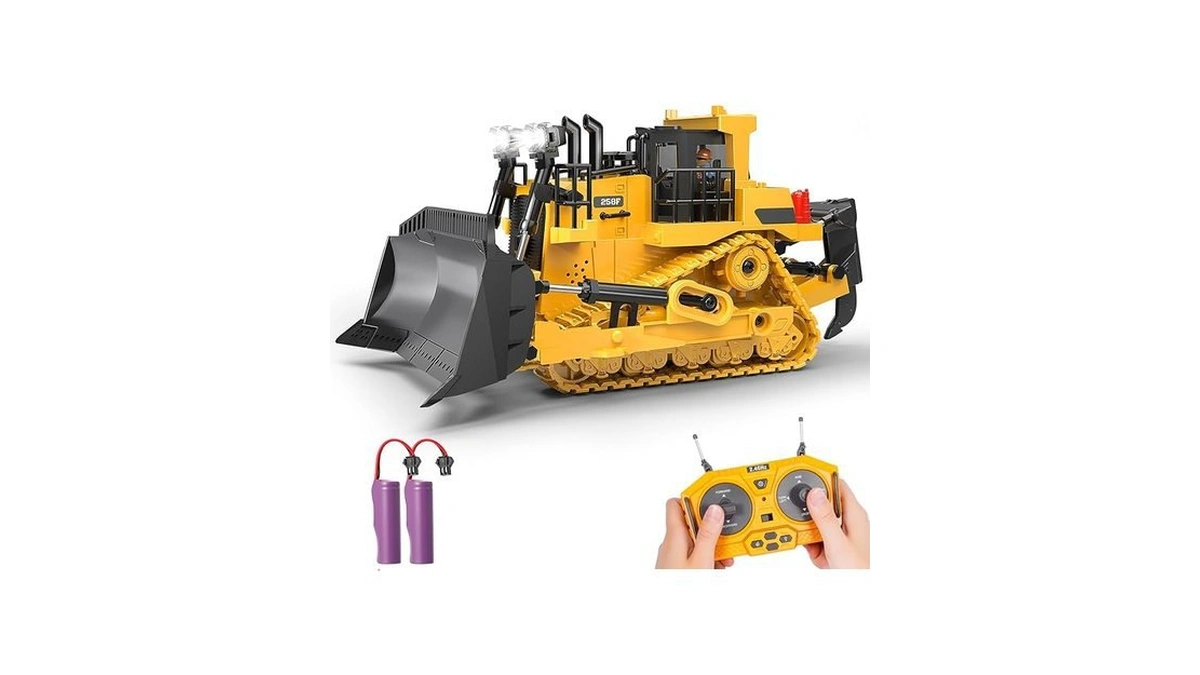 Amazon coupon: Rc Bulldozer Toy For Boys Remote Control