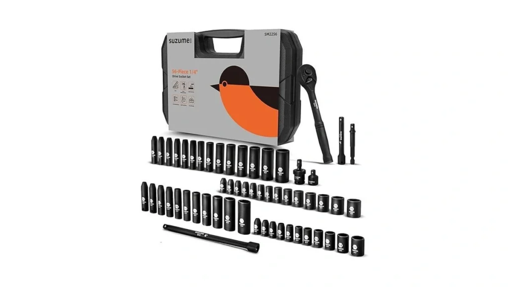 Amazon code: 1 4 Drive Impact Socket Set Cr-v Steel 6