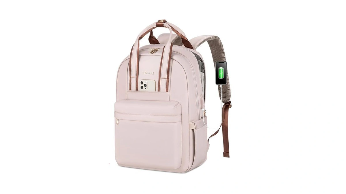 Amazon code: Lovevook Laptop Backpack Purse For Women